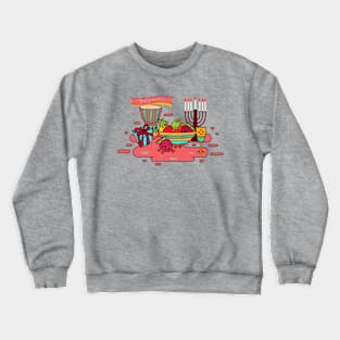 pink happy kwanzaa Crewneck Sweatshirt